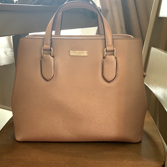 Kate Spade Rose Gold Leather Tote - Picture 1 of 2